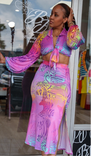 It’s Groovy Baby 2 Piece Skirt Set