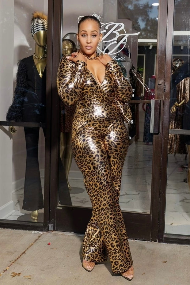 Leopard Luxe Jumpsuit