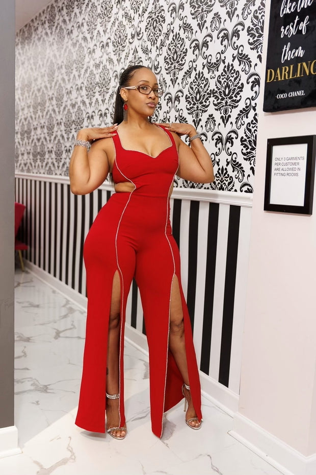 Scarlet Slayer Jumpsuit
