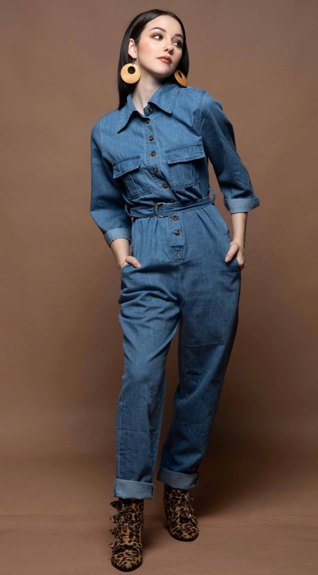 Roxanne Denim Jumpsuit