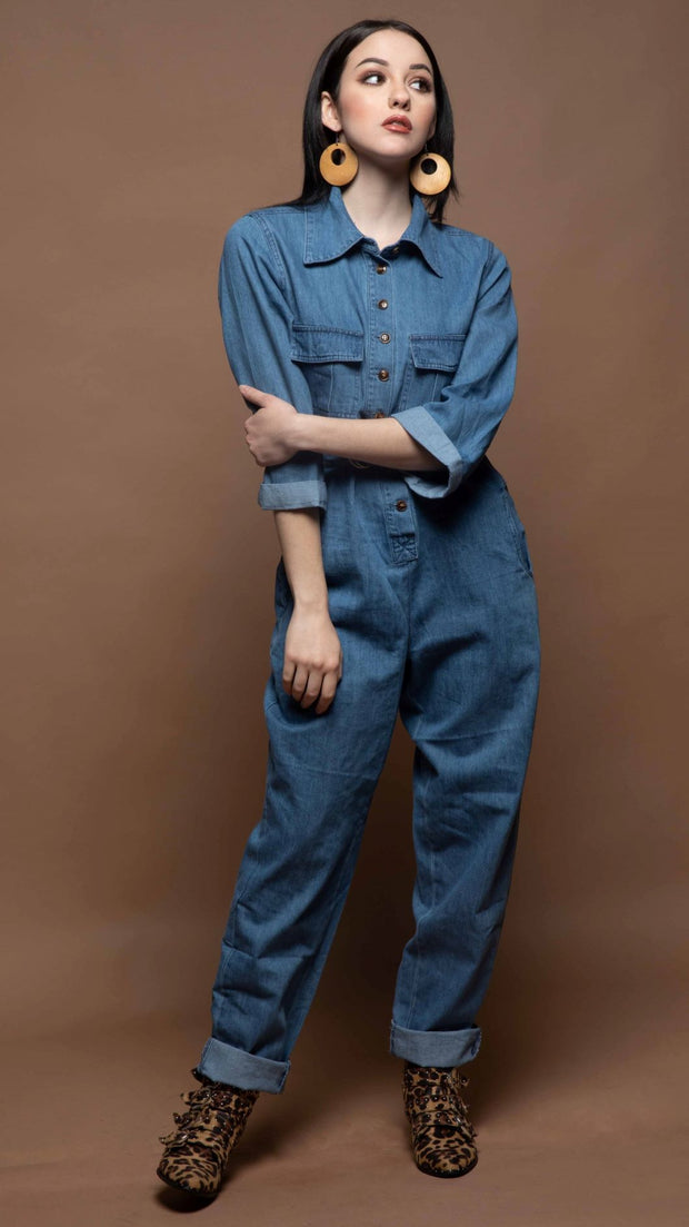 Roxanne Denim Jumpsuit