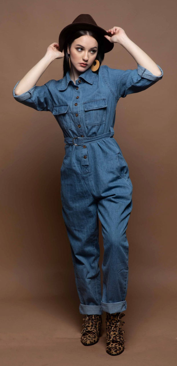 Roxanne Denim Jumpsuit