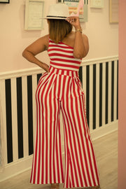 Candy Striped Jumpsuit /R
